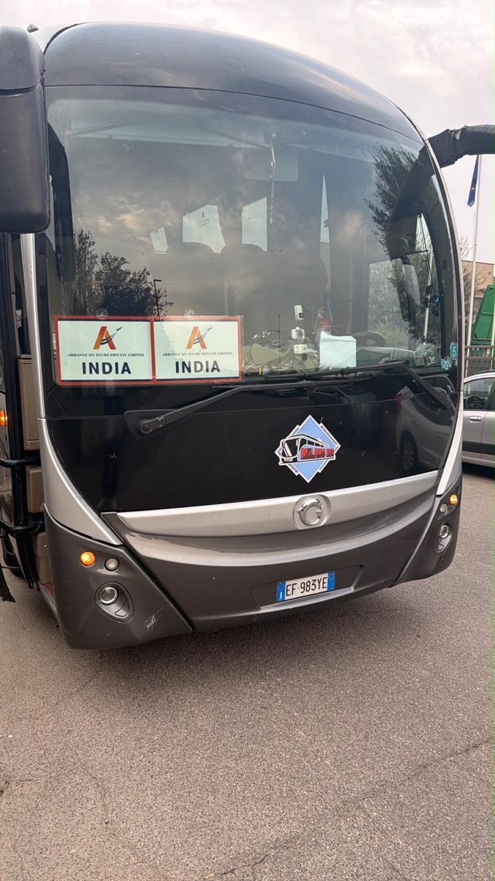 AMT India branded coach for CPHI Milan delegates