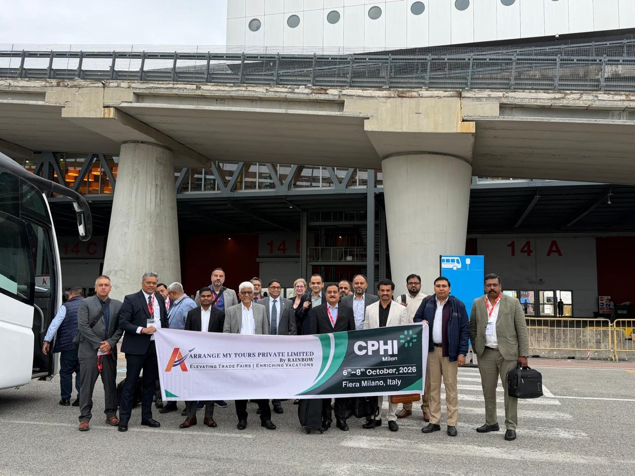 AMT delegation at CPHI Milan 2026